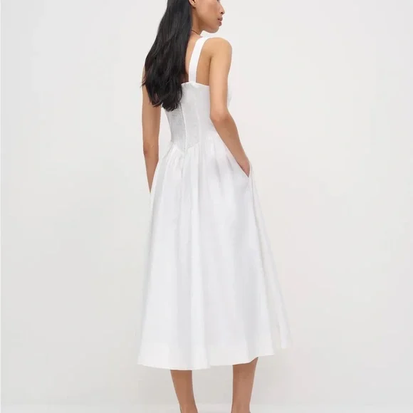 Reformation Balia Linen Dress size 2 - Picture 2 of 7